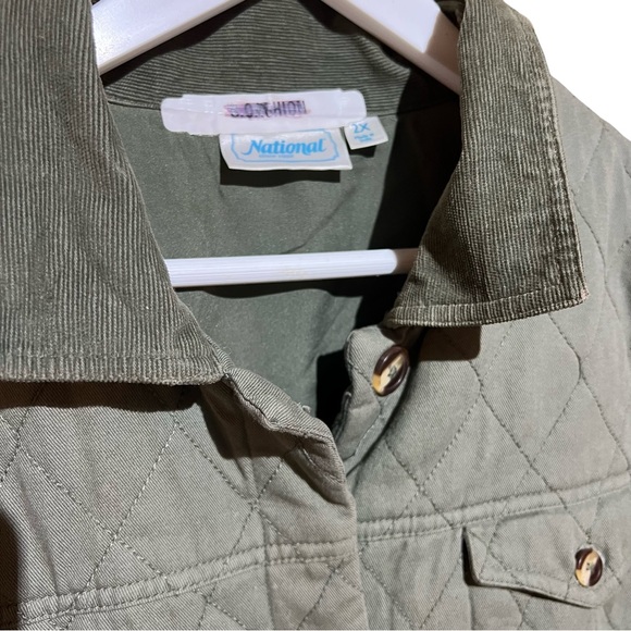 Vintage Quilted Barn Jacket or Chore Jacket - Picture 2 of 3